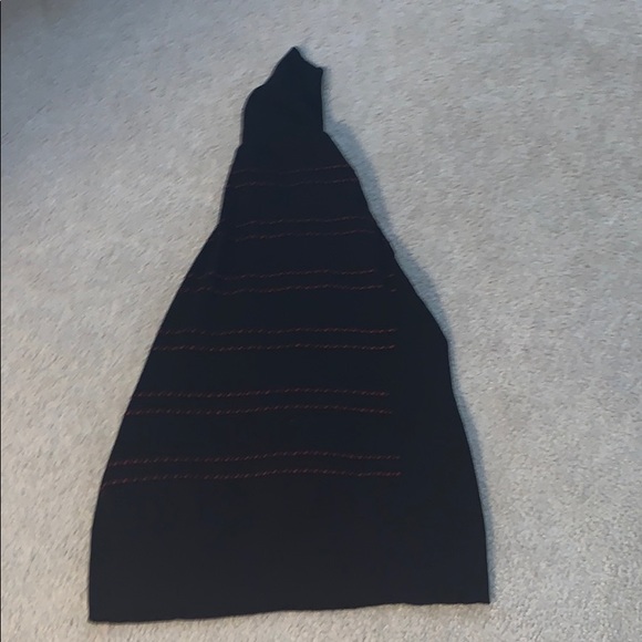 apt 9 red and black striped turtleneck sweater - Picture 2 of 3